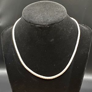 Designer John Hardy 925 Silver 16” 3.5mm Classic Chain Necklace